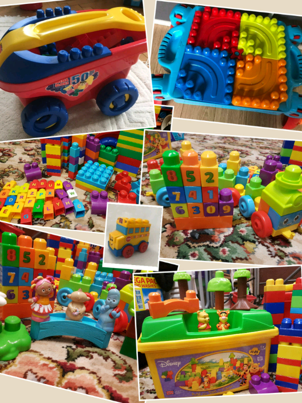 mega bloks alphabet train